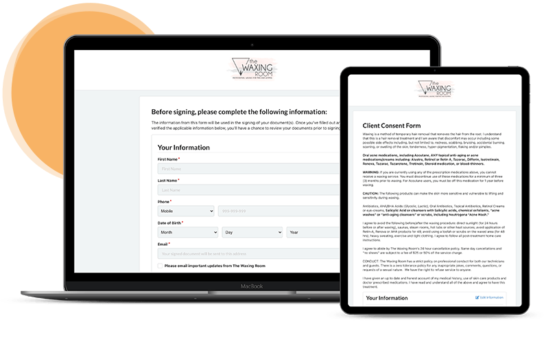 Custom branding on WaiverSign Code of Conduct form